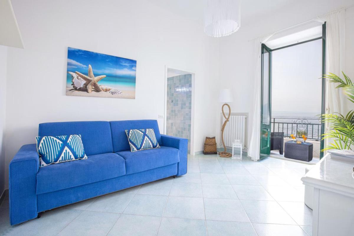 Sorrentovibes - Seaview Home On The Beach & Amazing Views Terrace Exterior photo